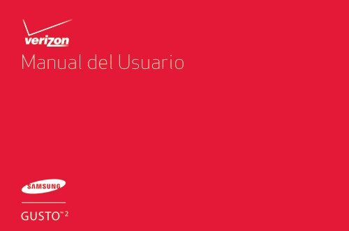 Samsung Gusto 2 128MB (Verizon) - SCH-U365WSAVZW - User Manual ver. FB03_F6 (SPANISH(North America),3.52 MB)