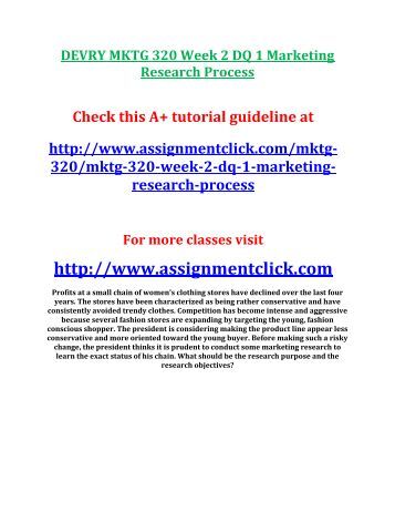 marketing research essay