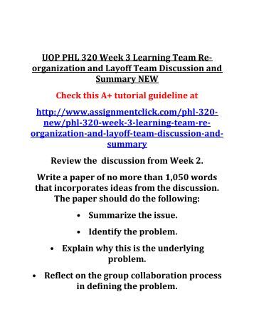 re organization and layoff team discussion Re organization and layoff team discussion summary essay 666 words | 3 pages re-organization and layoff team discussion & summary team b phl/320 2/23/2015 wayne. re organization and layoff team discussion Re organization and layoff team discussion summary essay 666 words | 3 pages re-organization and layoff team discussion & summary team b phl/320 2/23/2015 wayne.