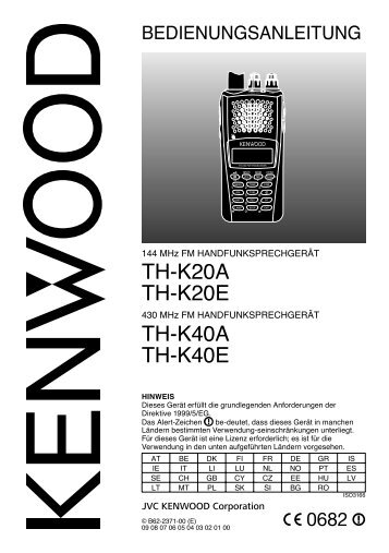 Kenwood TH-K40 - Communications German ()