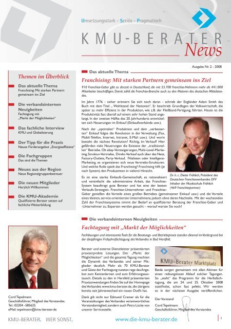 News - Die KMU-Berater - Verband freier Berater e.V.