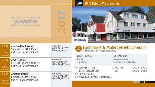 BAROMETER CLOPPENBURG | Limitierte Ausgabe 2017