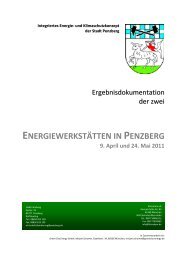 Teil I: DOKUMENTATION DER BEIDEN ENERGIE - Penzberg