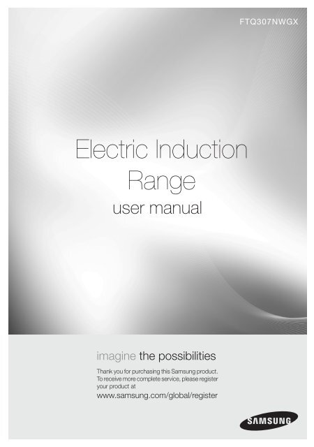 Samsung induction clearance range manual