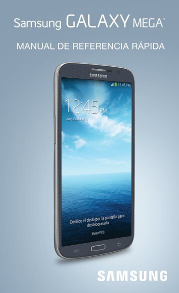 Samsung Galaxy Mega 16GB (Metro PCS) - SGH-M819ZKATMB - Quick Start Guide ver. MK7_F2 (SPANISH(North America),18.14 MB)