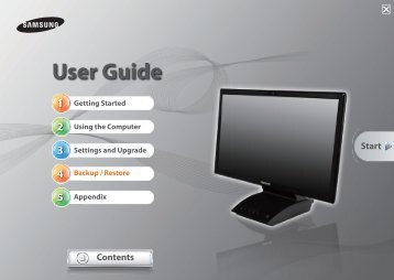Samsung Series 3 21.5" All-in-One - DP300A2A-A01US - User Manual (Windows 7) (ENGLISH)