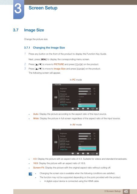 Samsung Samsung 27-Inch Screen Monitor with HDMI - LS27B350HSZ/ZA - User Manual (ENGLISH)