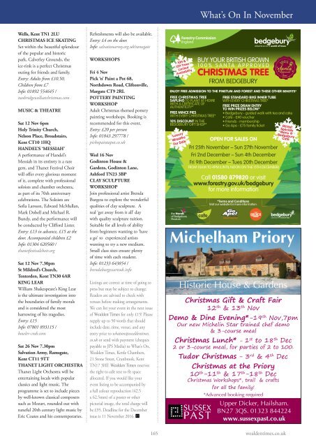 Wealden Times | WT177 | November 2016 | Christmas Gifts supplement inside