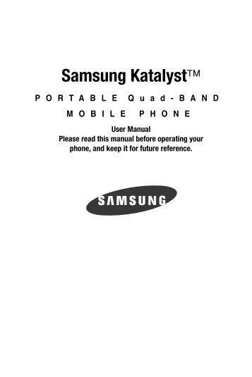 Samsung Katalyst (SGH-t739) - SGH-T739TSATMB - User Manual ver. F9 (ENGLISH,2.85 MB)