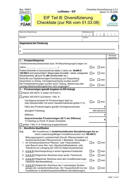 Einzelbetrieblichen Investitionsförderung (EIF) - Amt für Ernährung ...