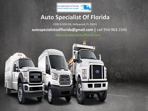 Auto Specialist Of Florida - 2200 N 30th Rd, Hollywood, FL 33021