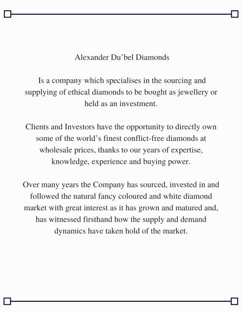 Alexander Du'bel Group Booklet