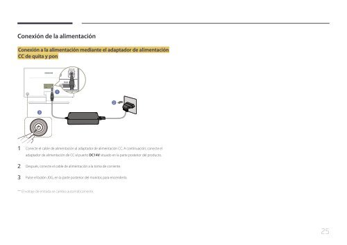 Samsung 27&quot; SE370 LED Monitor with Wireless Charging - LS27E370DS/ZA - User Manual ver.  (SPANISH,1.84 MB)