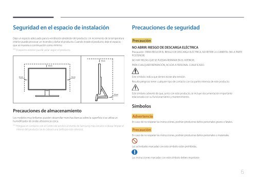 Samsung 27&quot; SE370 LED Monitor with Wireless Charging - LS27E370DS/ZA - User Manual ver.  (SPANISH,1.84 MB)