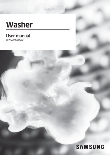 Samsung WW6800 2.2 cu. ft. Front Load Washer with Super Speed - WW22K6800AW/A2 - User Manual ver.  (ENGLISH, FRENCH, SPANISH,31.53 MB)