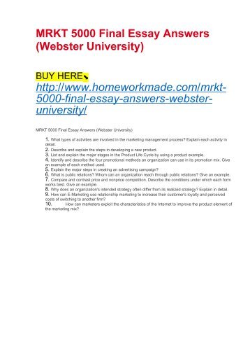 mrkt 5000 final Hrmg_5800_harris__s212 we found 20 results related to this asset document review for final, retention role play simulation week 9 may 15 course 1 the school of business & technology course syllabus course mrkt 5000-29 marketing term spring 2 2012 march 19 may 18 hill afb. mrkt 5000 final Hrmg_5800_harris__s212 we found 20 results related to this asset document review for final, retention role play simulation week 9 may 15 course 1 the school of business & technology course syllabus course mrkt 5000-29 marketing term spring 2 2012 march 19 may 18 hill afb.