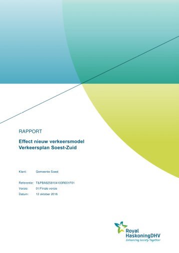 Effect nieuw verkeersmodel Verkeersplan Soest-Zuid