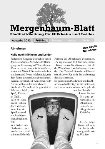 Mergenbaum-Blatt - von Wolfgang Giegerich