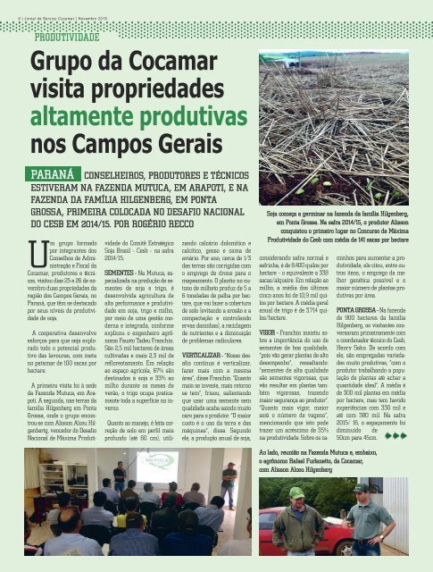 Jornal Cocamar Novembro 2015