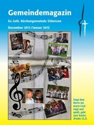 Ausgabe Dezember 2011 / Januar 2012 - Ev.-luth ...