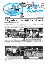 Bürgerfest im Witthausbusch - Ingho