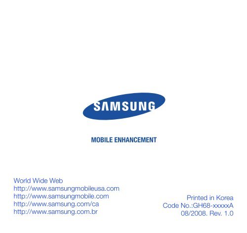 Samsung WEP460 Bluetooth Headset Kit, Black - AWEP460JBECSTA - User Manual
