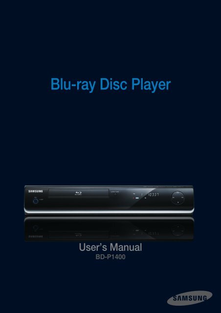 Samsung BD-P1400 - BD-P1400/XAA - User Manual (ENGLISH)