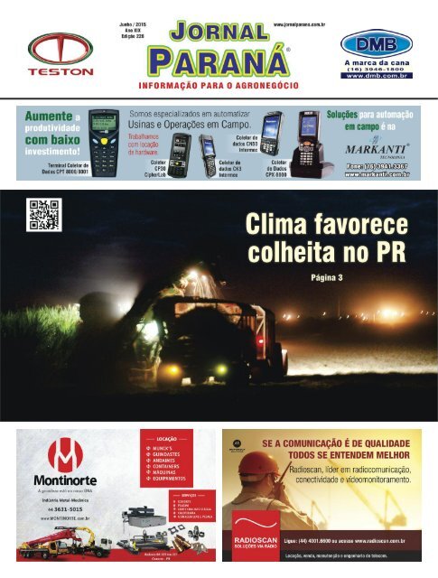 Jornal Paraná Junho 2015