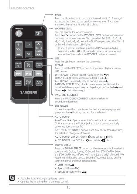 Samsung HW-J250 Soundbar - HW-J250/ZA - User Manual ver. 1.0 (ENGLISH,9.05 MB)