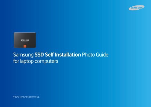 Samsung SSD 840 PRO 2.5-inch SATA 512GB (Basic) - MZ-7PD512BW - Install Guide (Software) ver. Laptop - All Windows / Mac OS (ENGLISH,21.65 MB)