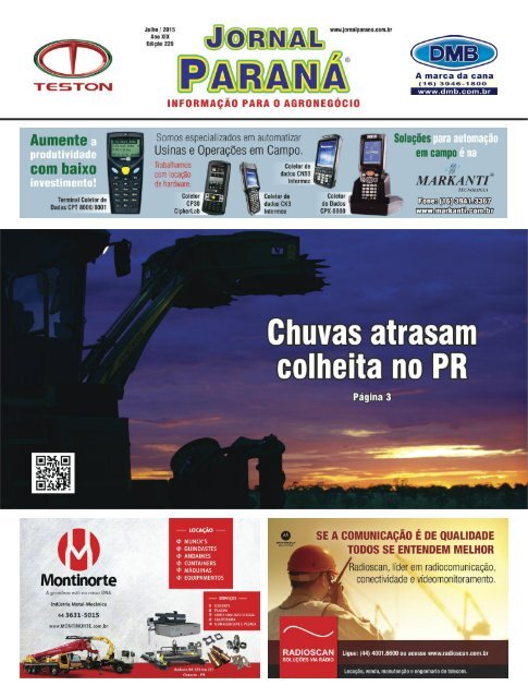 Jornal Paraná Julho 2015