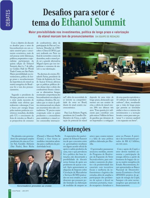 Jornal Paraná Julho 2015