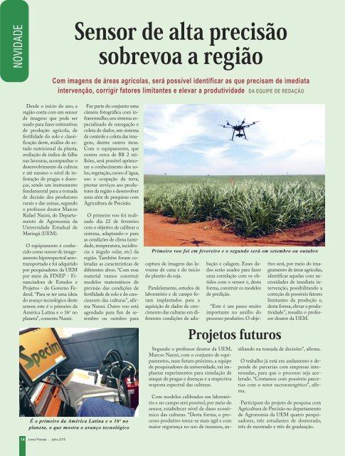 Jornal Paraná Julho 2015