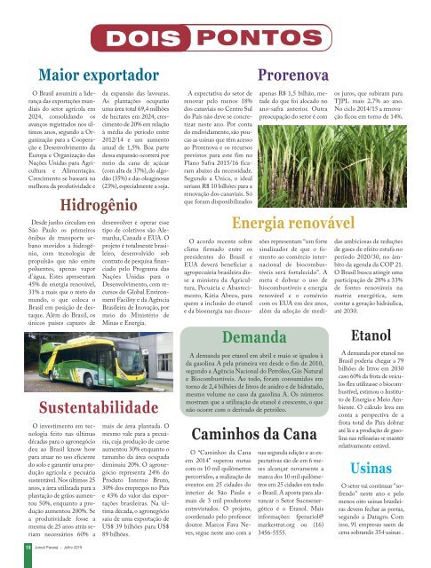 Jornal Paraná Julho 2015