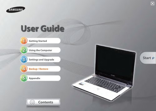 Samsung QX411-W01UB Notebook - NP-QX411-W01UB - User Manual (XP/Vista/Windows7) ver. 1.5 (ENGLISH,10.73 MB)