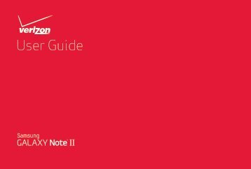 Samsung Galaxy Note II (Verizon) 16GB Developer Edition - SCH-I605MSAVZW - User Manual ver. LJB_F2 (ENGLISH(North America),7.07 MB)