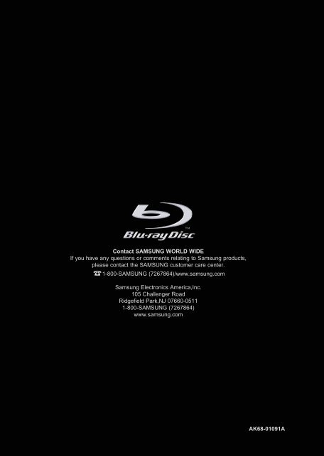 Samsung BD-P1000 - BD-P1000/XAA - User Manual (ENGLISH)