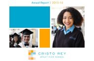Cristo Rey Annual Report 2015-16