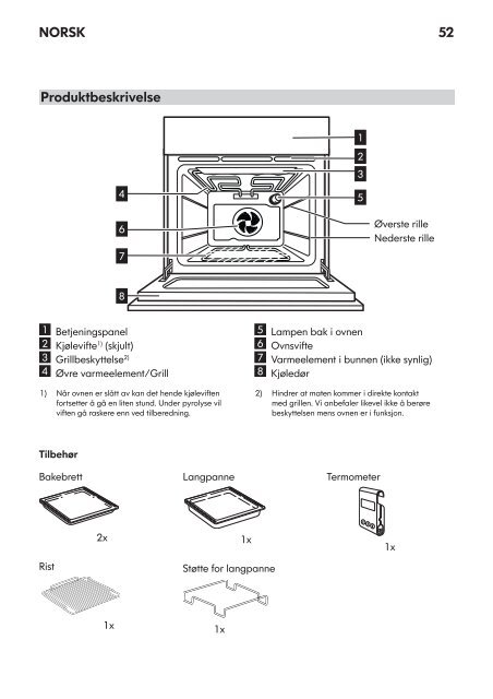 KitchenAid OVN 908 S - Oven - OVN 908 S - Oven EUR (857923201000) Istruzioni per l'Uso