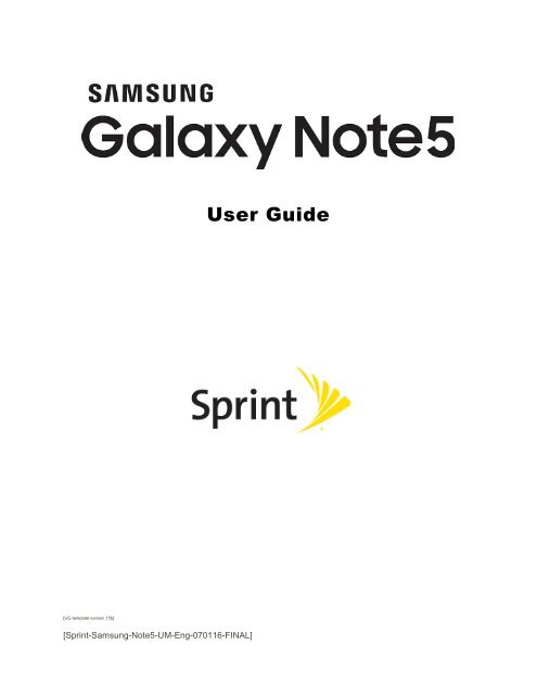 Samsung Galaxy Note5 32gb Sprint Sm N9pzkaspr User Manual Ver Marshmallow 6 0 English North America 10 39