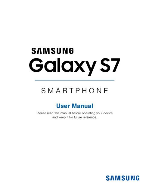 Samsung Galaxy S7 32GB (Cricket) - SM-G930AZKYAIO - User Manual (ENGLISH(North America))