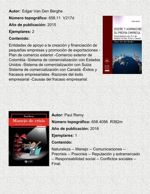 NOVEDADES GESTION ADMINISTATIVA Y EMPRESARIAL