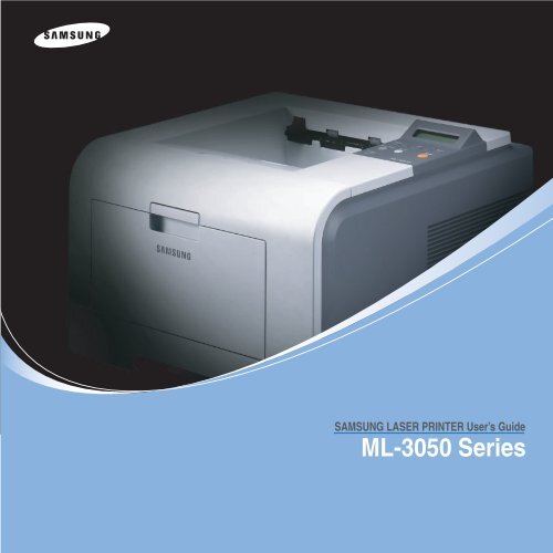 Samsung ML-3051ND - ML-3051ND/XAA - User Manual (ENGLISH)