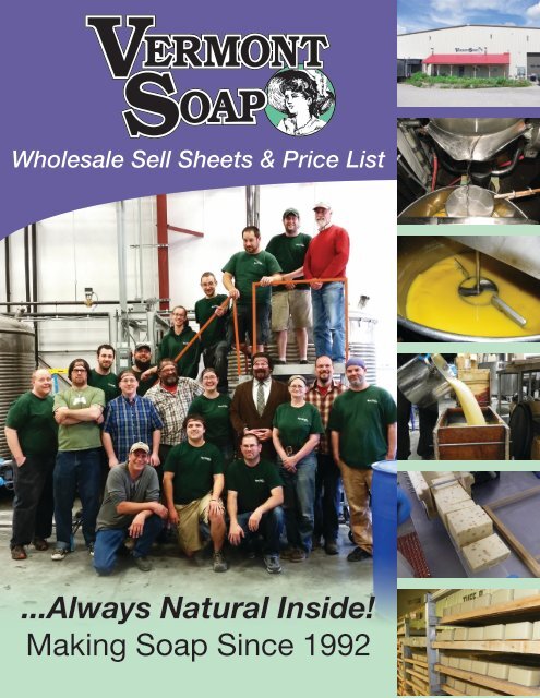 Vermont Soap Wholesale Catalog