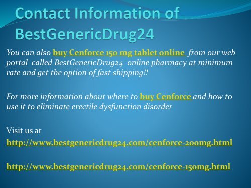 Use Cenforce 200 mg Generic Sildenafil Tablets to Cure Impotence