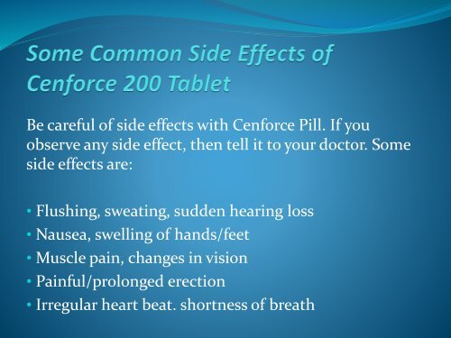 Use Cenforce 200 mg Generic Sildenafil Tablets to Cure Impotence