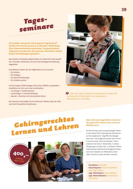 Katalog der Akademie für Lernmethoden