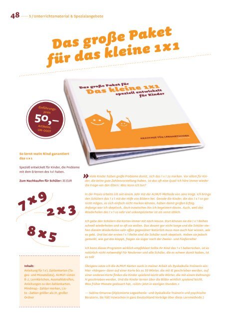 Katalog der Akademie für Lernmethoden