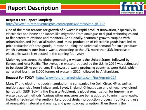 E-Waste Management Market