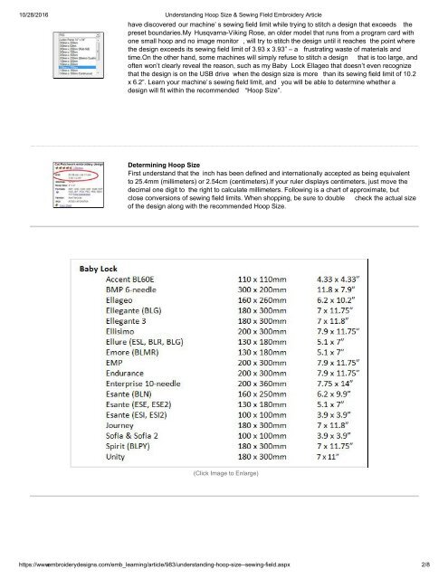 Embroidery Basics Articles